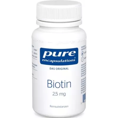 PURE ENCAPSULATIONS Biotin 2,5 mg kapslar, 60 kapslar