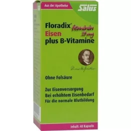 FLORADIX Kapslar med järn och B-vitaminer, 40 st