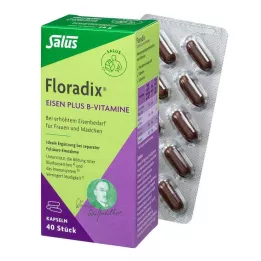 FLORADIX Kapslar med järn och B-vitaminer, 40 st