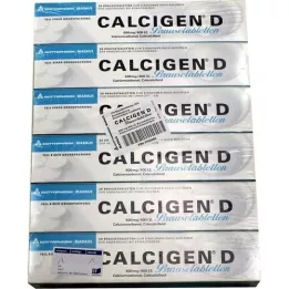 CALCIGEN D 600 mg/400 I.U. Brustabletter, 120 st