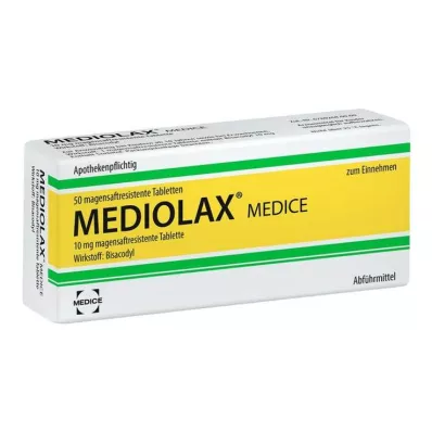Mediolax® Medice mag-resistenta tabletter, 50 st