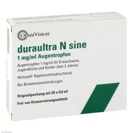 Duraultra N sinus ögondroppar, 20X0,6 ml