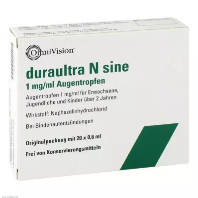 DURAULTRA N sine ögondroppar, 20X0,6 ml DURAULTRA N sine ögondroppar, 20X0,6 ml