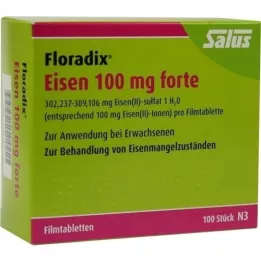 FLORADIX Järn 100 mg forte filmdragerade tabletter, 100 st