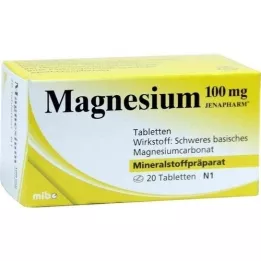 MAGNESIUM 100 mg Jenapharm tabletter, 20 st