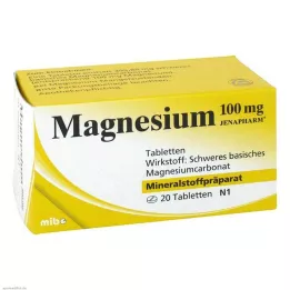 Magnesium 100 mg Jenapharm tabletter, 20 st