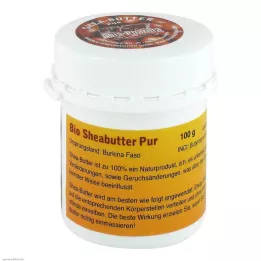 SHEABUTTER Ekologisk ren oraffinerad, 100 g