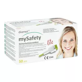 DIAMET lite säkerhetslansett 29 G 1,5 mm, 50 st