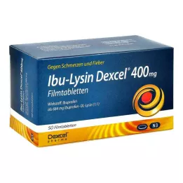 IBU-LYSIN Dexcel 400 mg filmdragerade tabletter, 50 st