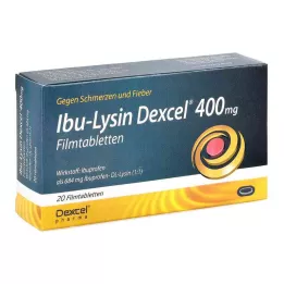 IBU-LYSIN Dexcel 400 mg filmdragerade tabletter, 20 st
