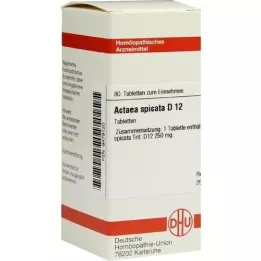 ACTAEA SPICATA D 12 tabletter, 80 st