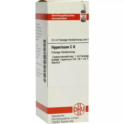 HYPERICUM C 6 Utspädning, 20 ml