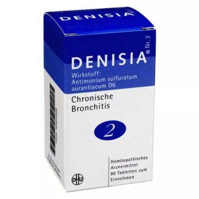 DENISIA 2 Kronisk bronkit tabletter, 80 st