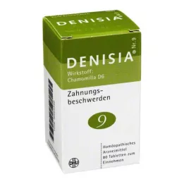 DENISIA 9 Tabletter mot tandvärk, 80 st