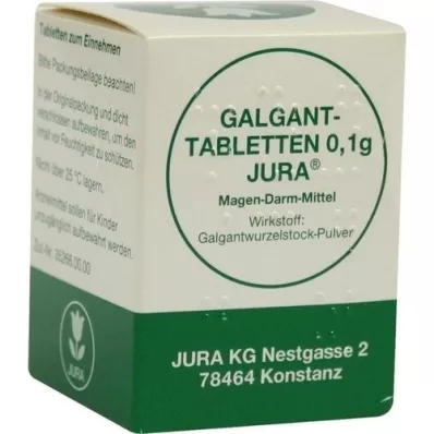 GALGANTTABLETTEN 0,1 g Jura, 100 st