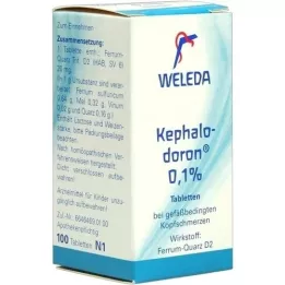 KEPHALODORON 0,1% tabletter, 100 st