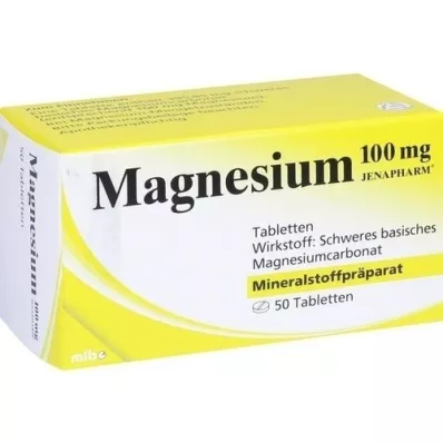 MAGNESIUM 100 mg Jenapharm tabletter, 50 st