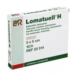 LOMATUELL H Salva tyll 5x5 cm steril, 10 st