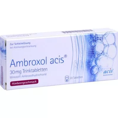 AMBROXOL acis 30 mg drickbara tabletter, 20 st