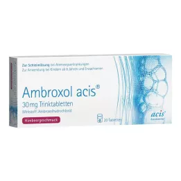 AMBROXOL acis 30 mg drickbara tabletter, 20 st