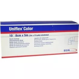 UNIFLEX Universalbandage 8 cmx5 m blå, 10 st