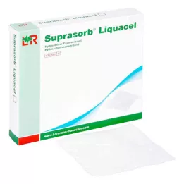 SUPRASORB Liquacel hydroakt.Faserverb.15x15 cm, 4 st