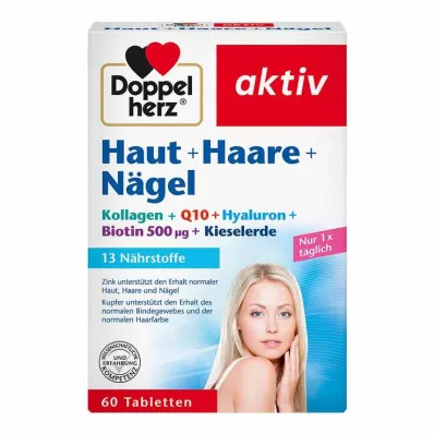 Doppelherz Skin+Hair+Nails tabletter, 60 st Doppelherz Skin+Hair+Nails tabletter, 60 st