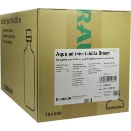 AQUA AD injectabilia Ecoflac Plus infusionsvätska, lösning, 10X250 ml