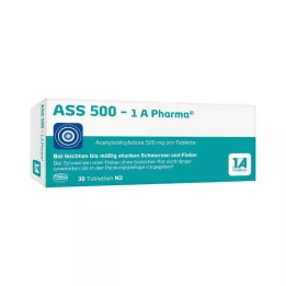 ASS 500-1A Läkemedelstabletter, 30 st