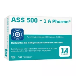 ASS 500-1A Läkemedelstabletter, 100 st