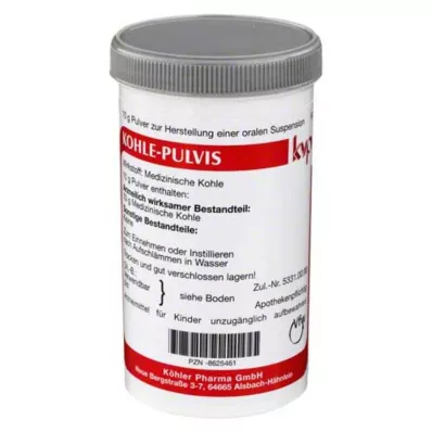 Träkolspulvispulver, 10 g Träkolspulvispulver, 10 g
