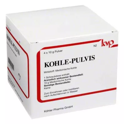 KOHLE pulvispulver, 4X10 g