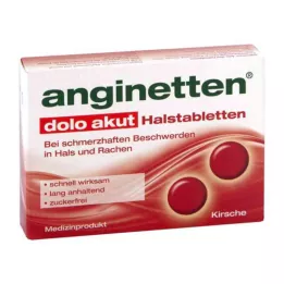 ANGINETTEN dolo akut halstabletter, 24 st