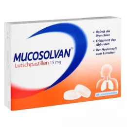 MUCOSOLVAN Sugtabletter 15 mg, 20 st