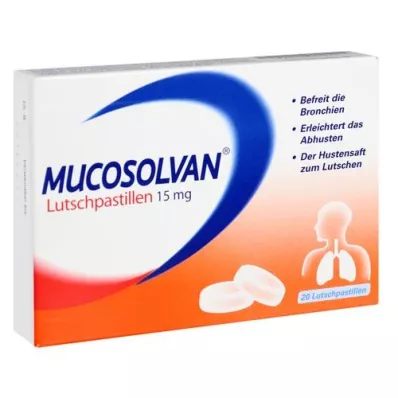 MUCOSOLVAN Sugtabletter 15 mg, 20 st