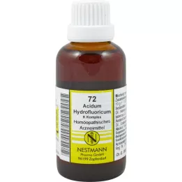 ACIDUM HYDROFLUORICUM K-komplex nr 72 Utspädning, 50 ml