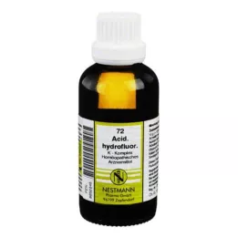 ACIDUM HYDROFLUORICUM K-komplex nr 72 Utspädning, 50 ml
