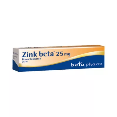 Zink Beta 25 brustabletter, 20 st
