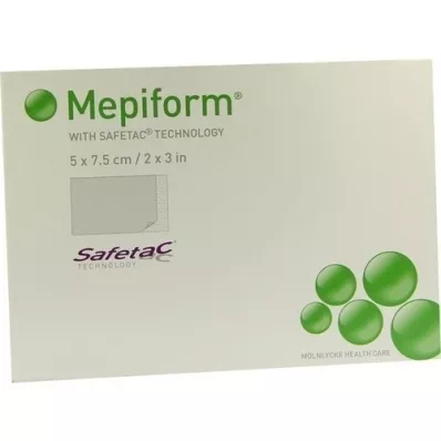 MEPIFORM 5x7,5 cm förband, 5 st