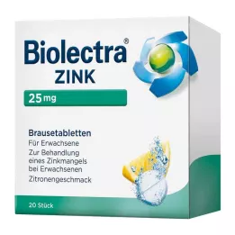 BIOLECTRA Zinkbrusetabletter, 20 st