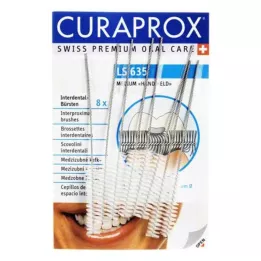 CURAPROX LS 635 Mellanrumsborste medium, 8 st