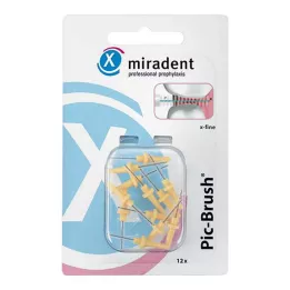 PIC BRUSH Interdental b.ersättning b.1.8 mm gul, 12 st