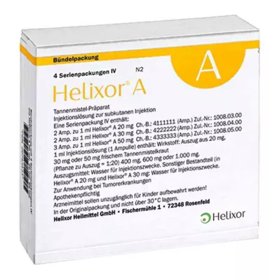 Helixor A serie pack IV ampuller (4x7 stycken) Helixor A serie pack IV ampuller (4x7 stycken)