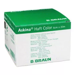 ASKINA Självhäftande bandage färg 6 cmx20 m grön, 1 st