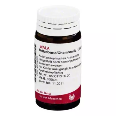 Belladonna Chamomilla Globules, 20 g Belladonna Chamomilla Globules, 20 g