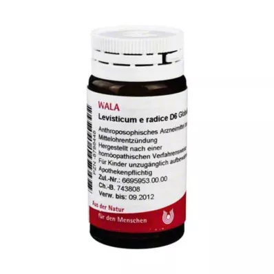 Levisticum E Radice D 6 kulor, 20 g Levisticum E Radice D 6 kulor, 20 g