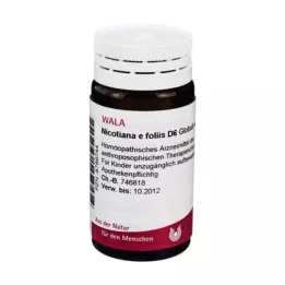 NICOTIANA E foliis D 6 globuler, 20 g