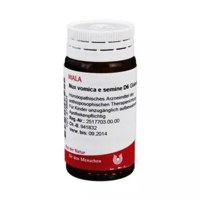 Nux vomica e semine D 6 kulor, 20 g Nux vomica e semine D 6 kulor, 20 g