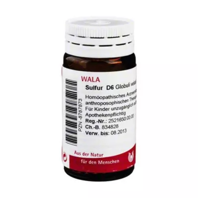 Svavel D6 kulor, 20 g Svavel D6 kulor, 20 g