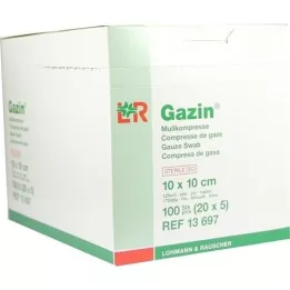 GAZIN Gasbinda komp.10x10 cm steril 12x stor, 20X5 st